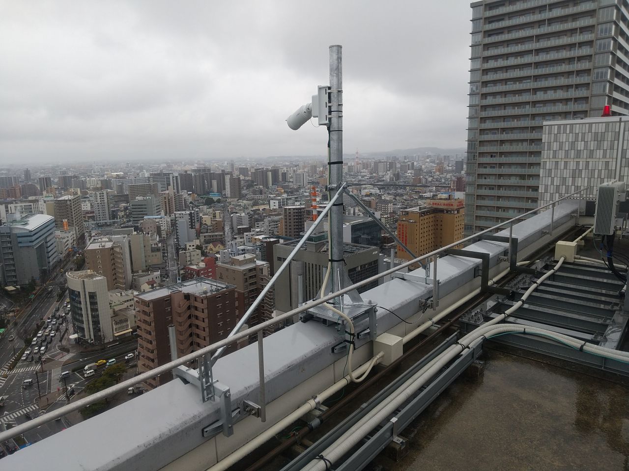 定点カメラ設置工事の画像
